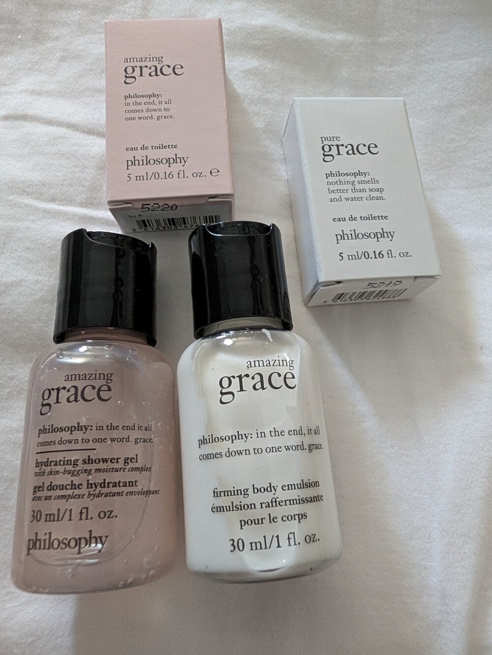 MAKE AN OFFER, Please! Philosophy Amazing Grace + Pure Grace Mini Set